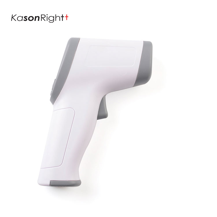 Termometer Digital Dahi Bukan Sentuhan Gred Perubatan, Penggera Suhu Tinggi, Lampu Belakang, Skrin LCD